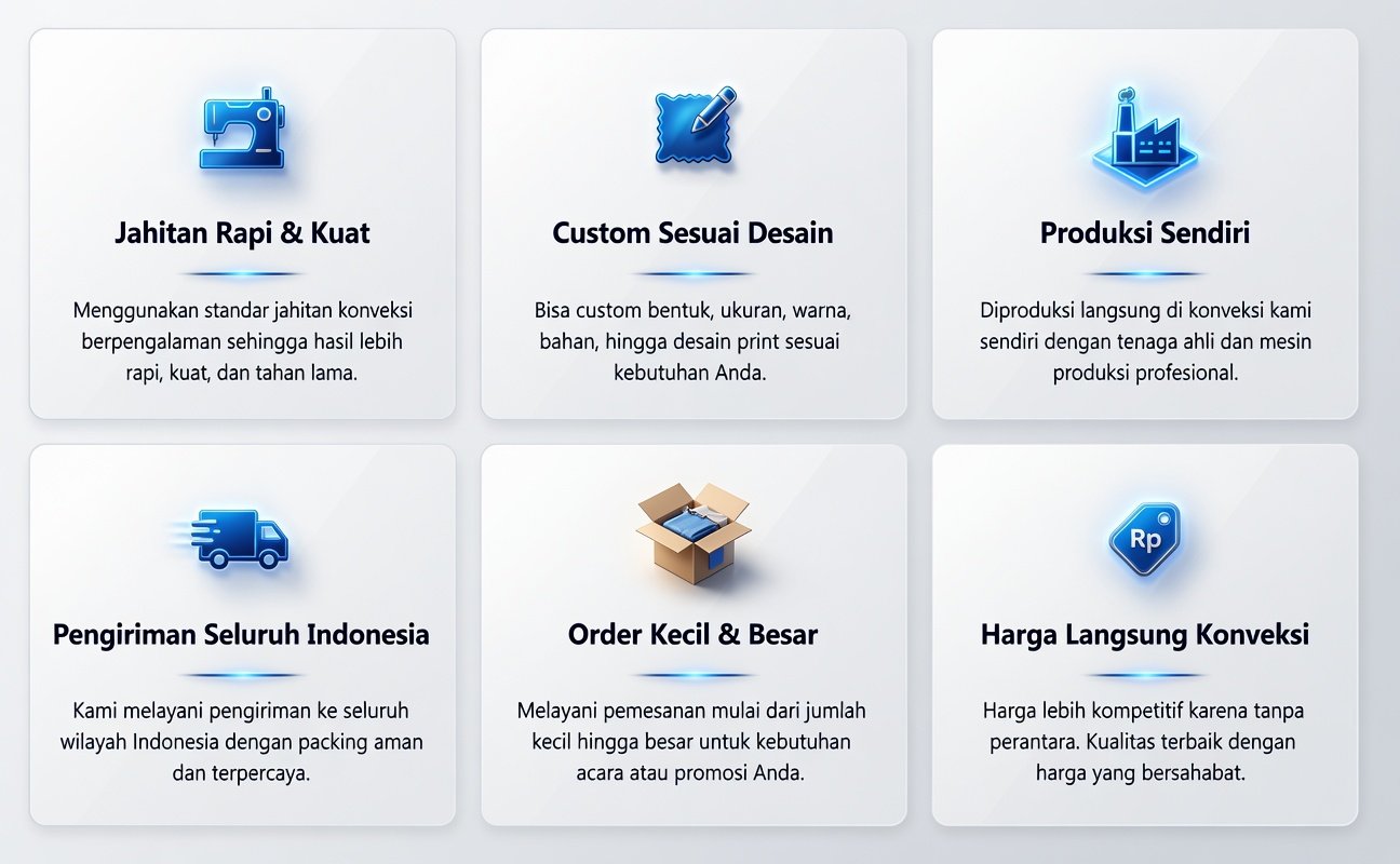 6 keunggulan Bantal leher custom di bantal konveksindo