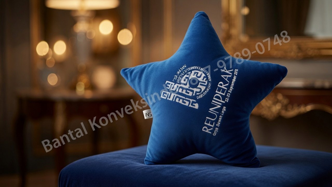 Souvenir Bantal Promosi Bantal Custom Model Bintang