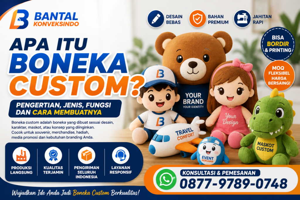 Apa Itu Boneka Custom? Pengertian dan Jenis Boneka Custom