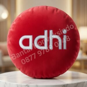 Bantal Bulat Custom Bordir dan Printing Produksi Bantal Konveksindo Bekasi