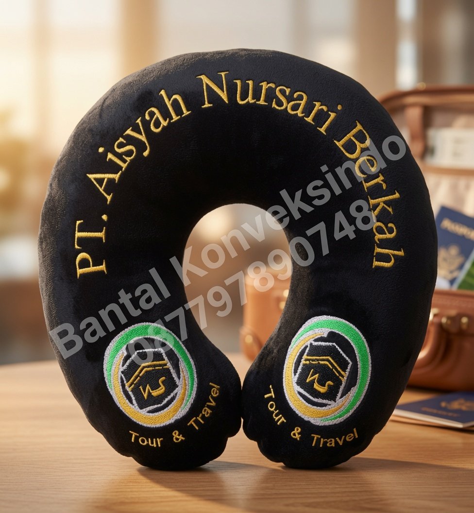 Bantal Leher Custom Bordir dan Printing Produksi Bantal Konveksindo Bekasi