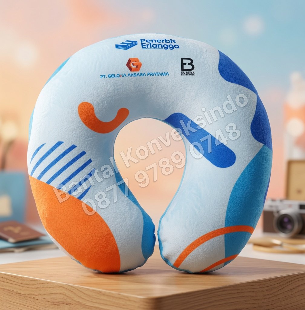 Bantal Leher Custom Bordir dan Printing Produksi Bantal Konveksindo Bekasi