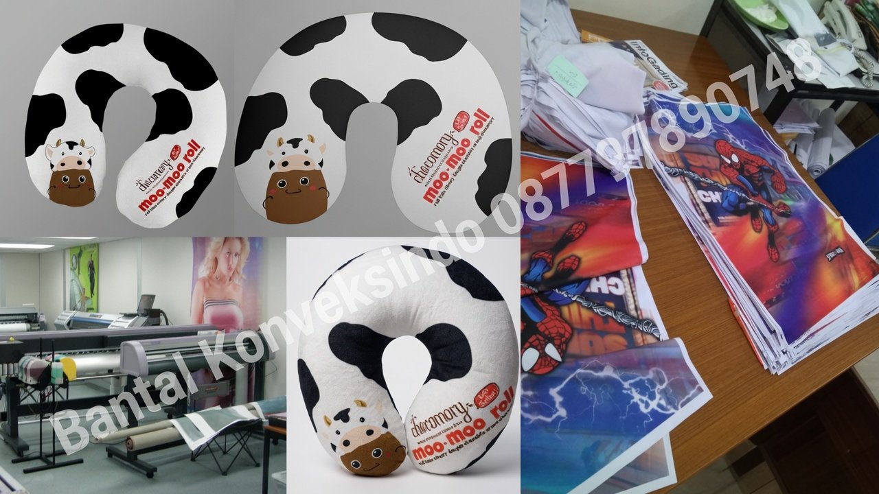 Bantal Leher Printing Custom