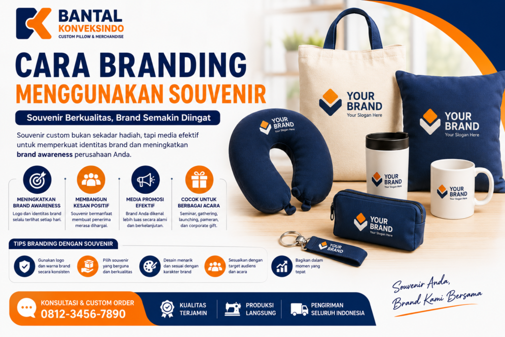 Cara branding menggunakan souvenir